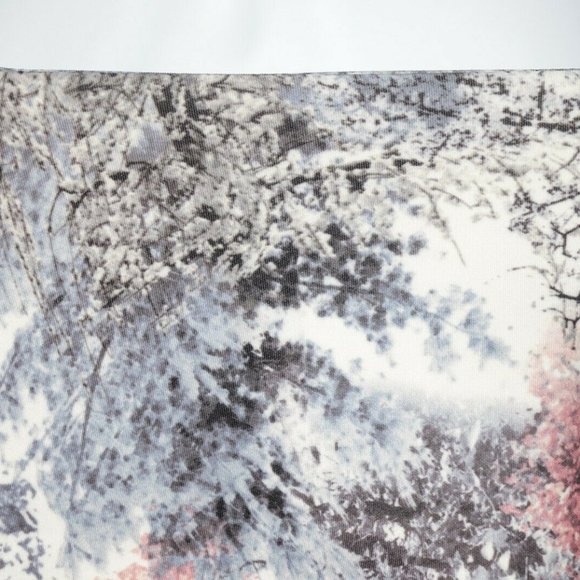 Michaela Faux Wrap Mini Skirt Tree Graphics Size S - Picture 7 of 8